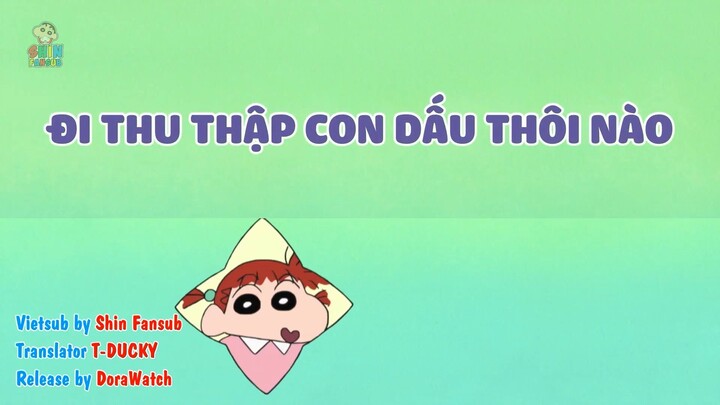 Shin - Cậu bé bút chì - Tập 1279- Cùng sưu tầm con dấu & Không cần phải ăn nữa & Uoc mơ của con ...