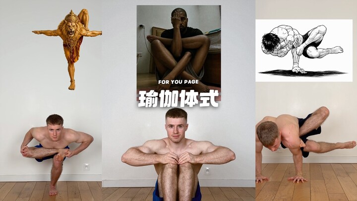 Trying extremely challenging yoga poses 🧘