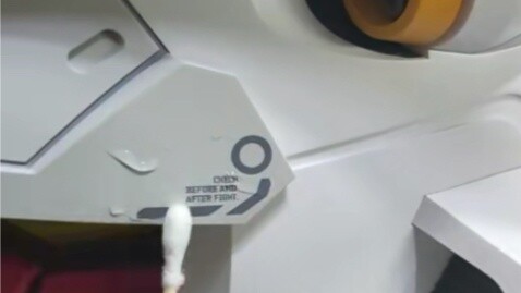 Put a water sticker on it first