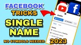 HOW TO ONE NAME or SINGLE NAME ON FACEBOOK | OLD AND NEW ACCOUNT | JOVTV