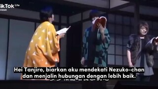 Zenitsu ditolak mentah² sama Tanjiro soal restu nih. Cr: tiktok