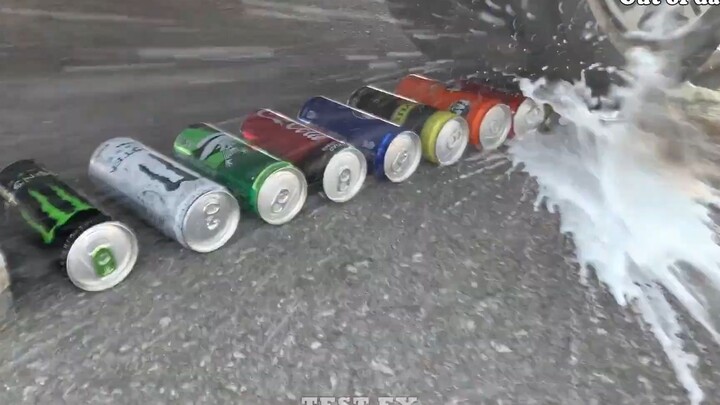 Xe thí nghiệm VS Bóng bay khổng lồ: Orbeez, Fanta, Nước ngọt có ga, Mtn Dew, Coca-Cola vs Mentos