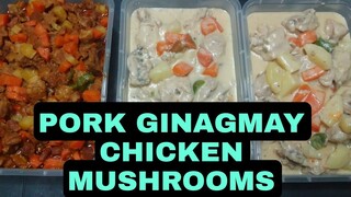 PORK GINAGMAY|CHICKEN MUSHROOMS|PARA SA BIRTHDAY NI MISS OHW|ULAM DIN NI BRENDA @Brenda Mage