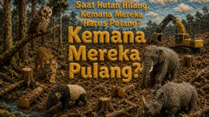 Saat hutan hilang, kemana mereka harus pulang ?