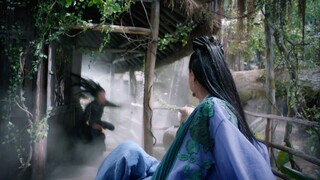 Liu Shishi's wide-sleeved fighting scenes - big opening and closing, powerful, fast, fancy somersaul