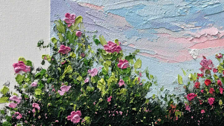 Quartz Sand_Oil Pastel Material Painting Acrylic Painting