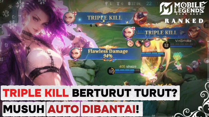 IXIA RANKED MODE ON! Bantai Musuh Sampai Panen TRIPLE KILL 2X Berturut-Turut! 🎯⚡