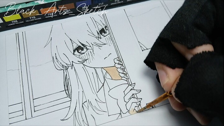 [Drawing] Menggambar Higa san [Part 1]