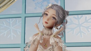 【闪耀暖暖MMD】上头，超上头 暖暖着金灿星雪来跳 蜜雪冰城 是真的朵朵甜