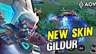 AOV : NEW SKIN GILDUR SYNTHETIC THING GAMEPLAY - ARENA OF VALOR