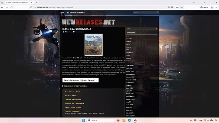 Sudden Strike 5 TORRENT
