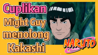 [Naruto] Cuplikan | Might Guy menolong Kakashi