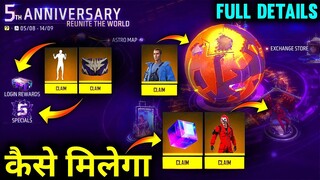 5TH ANNIVERSARY EVENT FULL DETAILS