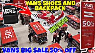 VANS 50% OFF SALE SHOES AND BAGS 1,999 PESOS MAY VANS KANA!