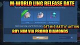 M-World Ling New Skin Release Date | Battle Action Obtain Via Bundle Shop | MLBB