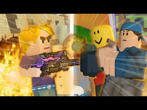 Blockman Go VS Roblox | Build And Shoot VS Arsenal