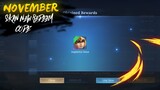 NEW! NOVEMBER REDEEM CODE GET FREE SKINS AND MORE! - Mobile Legends