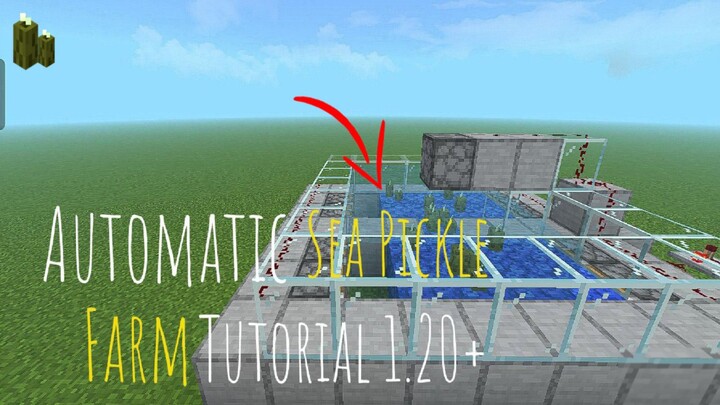 Minecraft Automatic Sea Pickle Farm Tutorial 1.20+