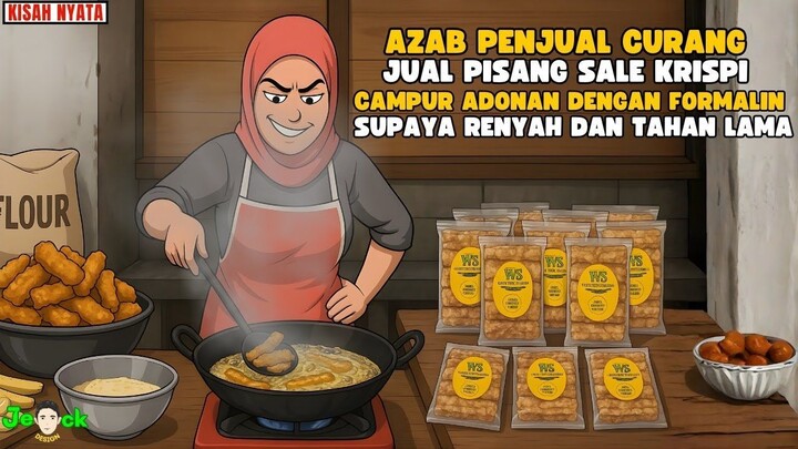 AZAB PENJUAL PISANG SALE KRISPI CULAS CAMPUR ADONAN DENGAN F0RM4LIN SUPAYA