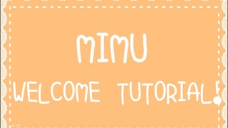 Mimu Welcome tutorial! // Discord