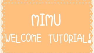 Mimu Welcome tutorial! // Discord