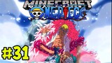 Minecraft วันพีช One Piece เอาชีวิตรอด #31 พลังของพลเรือเอก VS โดฟลามิงโก้