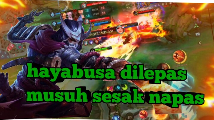 hayabusa dilepas musuh sesak napas