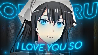 I love you so - Yukino Yukinoshita x Hikigaya Hachiman {Amv/Edit} Free Project File