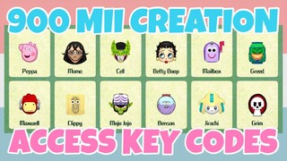 Best 900+ Mii Character Creation Access Key Codes In Miitopia (Nintendo Switch)