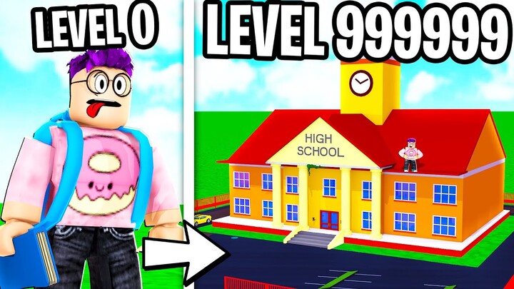Can We Build A LEVEL 999,999 SCHOOL In ROBLOX!? (INSANE RESULTS)