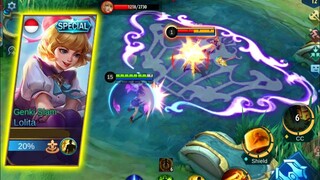 LOLITA NEW SPECIAL SKIN GENKI SLAM GAMEPLAY || MOBILE LEGENDS