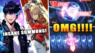 [Solo Leveling Arise] This GLOBAL Summons left me in SHOCK!!!!!! (so many fake-out`s & SSR`s)