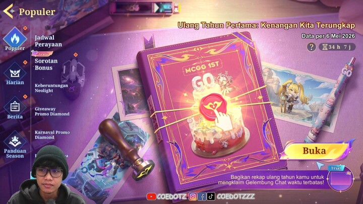 Perjalanan 1 Tahun Main MCGG! Review Buku Kenangan Ulang Tahun ke-1 Magic Chess Go:Go