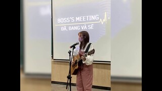 Một bài hát quen thuộc...| Nhưng đang hát thì bị mất điện 🙊