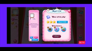 CANDY CRUSH SAGA LEVEL 1176 (NEW VERSION)
