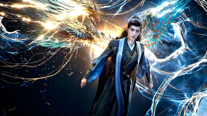 [8K HDR 120FPS] Perjalanan Manusia Menuju Keabadian/Han Li/Uji Terbang Sayap Angin dan Guntur