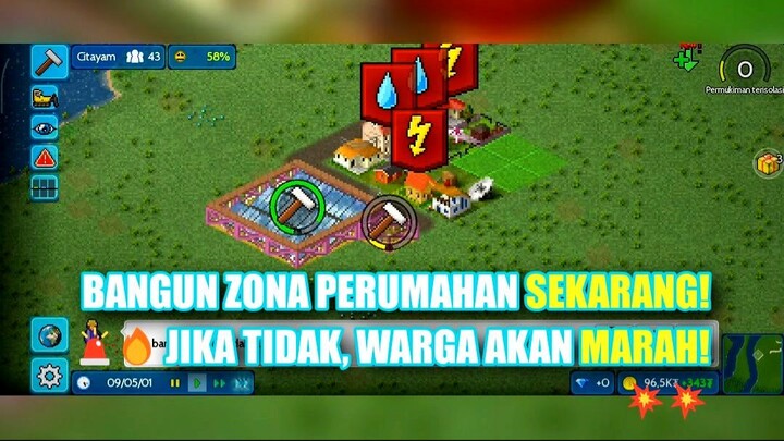 Membangun Kantor Polisi & Pemadam Kebakaran Pertama