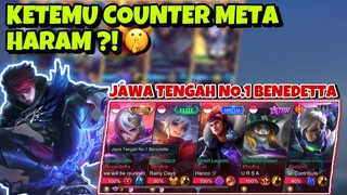 KETEMU COUNTER META HARAM ?! JAWA TENGAH NO.1 BENEDETTA❗️- Mobile Legends