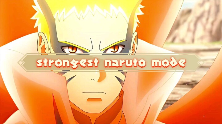 strongest naruto mode