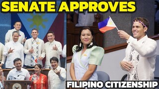 SENATE APPROVES MY FILIPINO CITIZENSHIP
