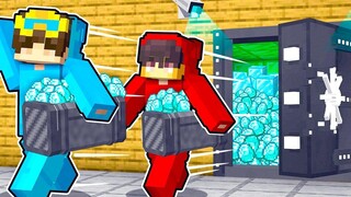 ปล้น DIAMOND VAULT ใน Minecraft!