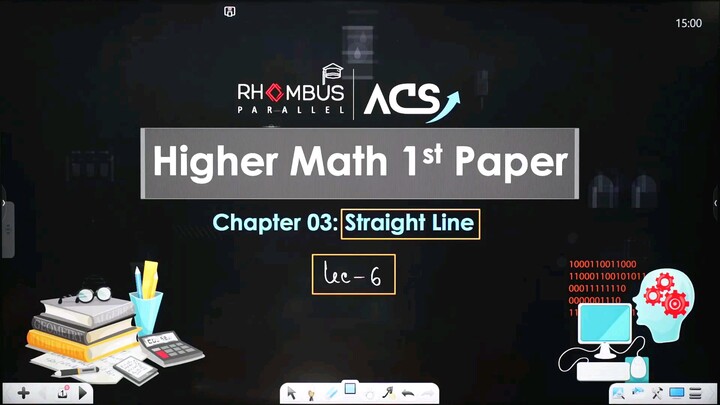 Highermath 1st Chapter-3,(Straight Line),Lecture-6, HSC26