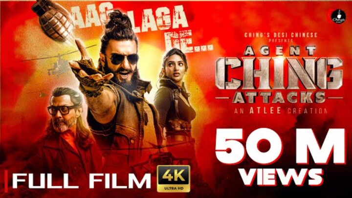 Agent Ching Attacks – Full Film _ Hindi _ Atlee _ Ranveer _ Sreeleela_ Bobby Deol
