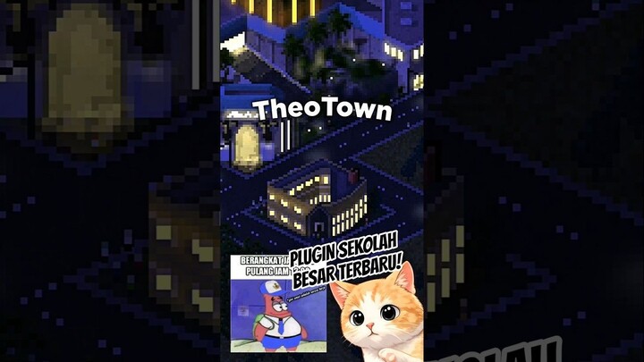 PLUGIN SEKOLAH BESAR TERBARU DI THEOTOWN! #shorts