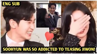 KIM SOO HYUN KEGIRANGAN GODA KIM JI WON SAMPAI SALTING DI VIDEO BEHIND THE SCENE INI, FANS BAPER!!