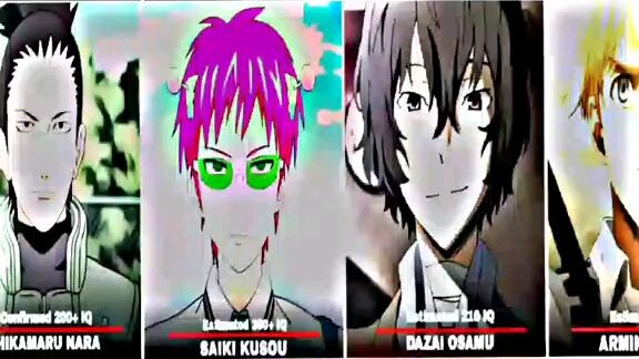 smart anime character