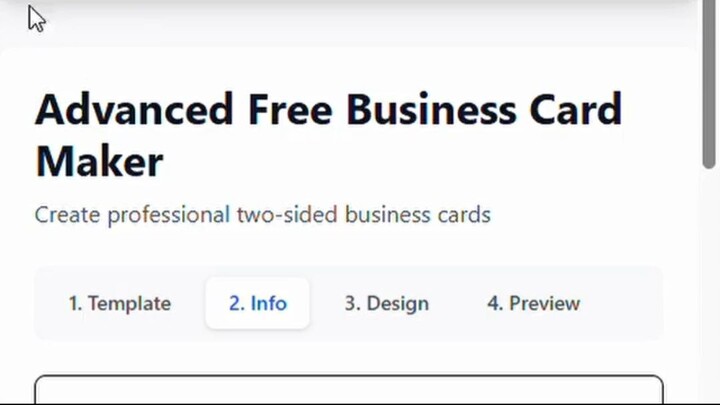 Business Card Maker for Professionals