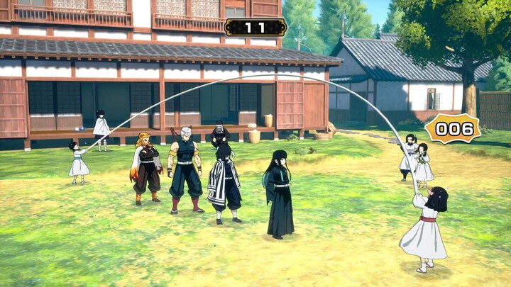 Demon Slayer: Competing to Become the Strongest Squad Member—Watching the Pillars Play Games Togethe