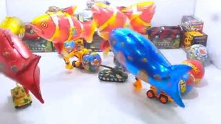 Pretend Play Fishing Camping Toys Fish Toys for Sea Animals! Children Fun Toys Activities