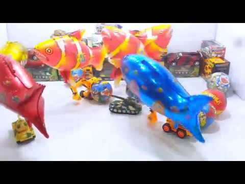 Pretend Play Fishing Camping Toys Fish Toys for Sea Animals! Children Fun Toys Activities
